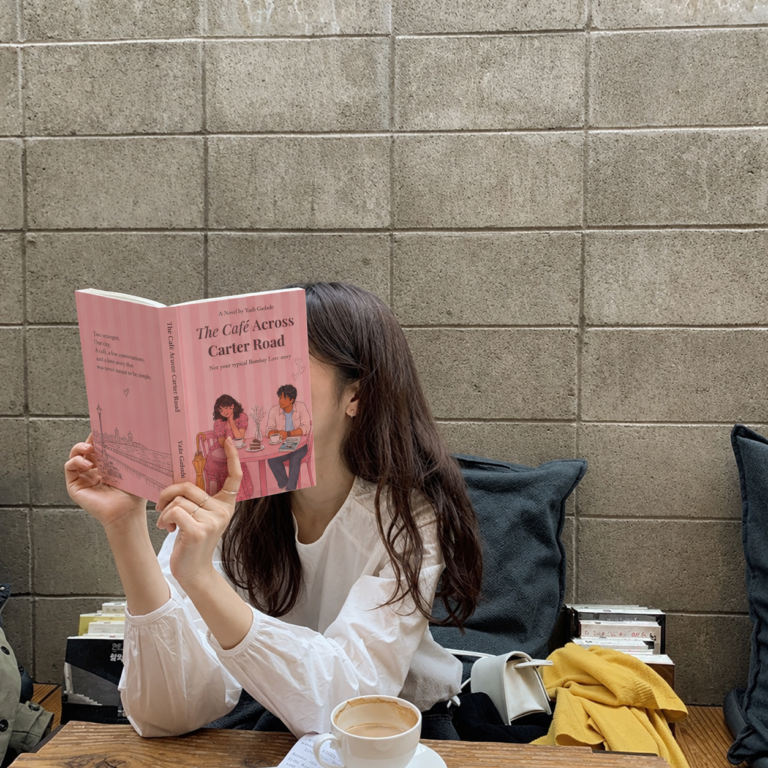 Girl reading book